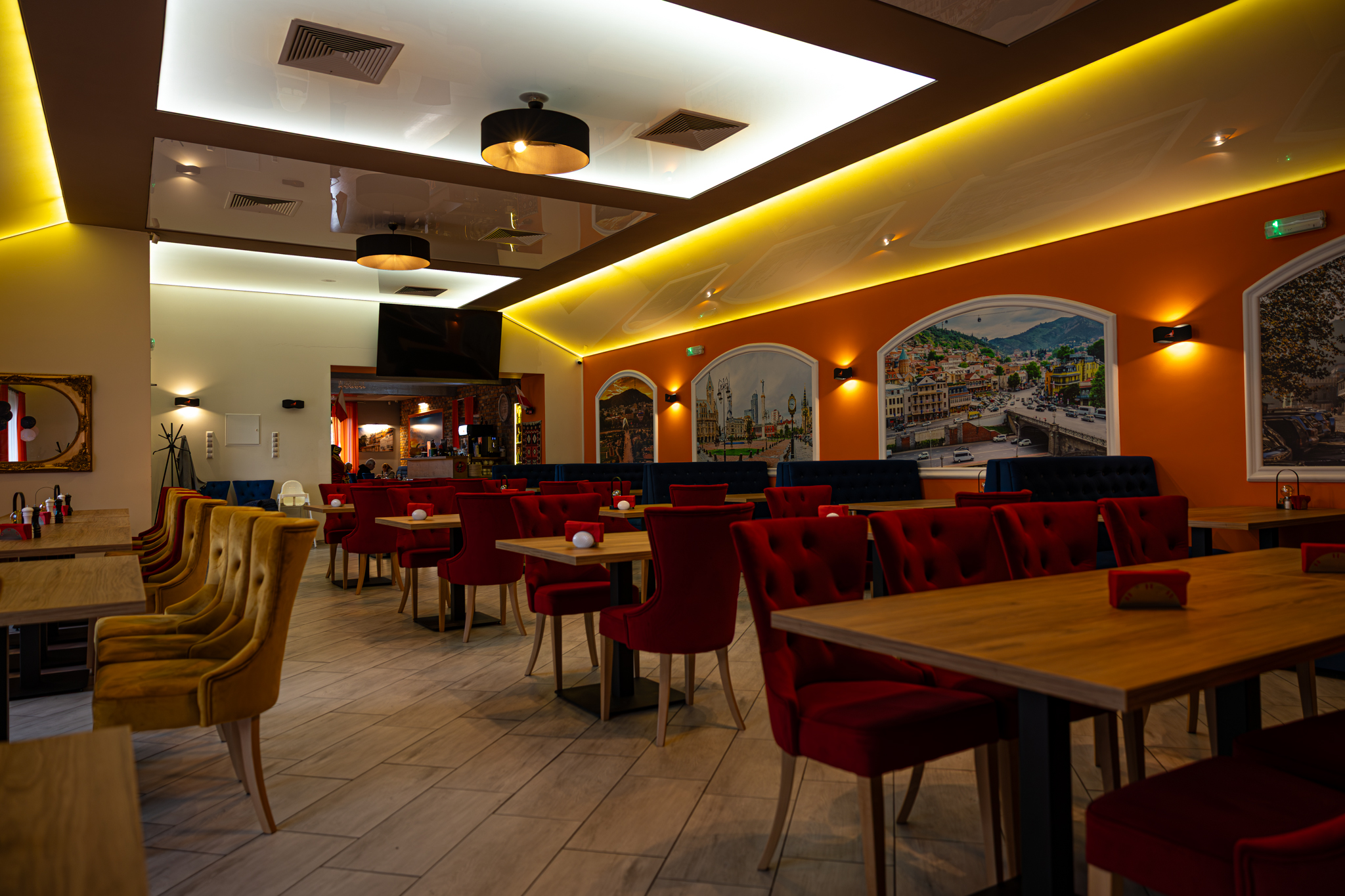 Sala restauracyjna w Tbilisi